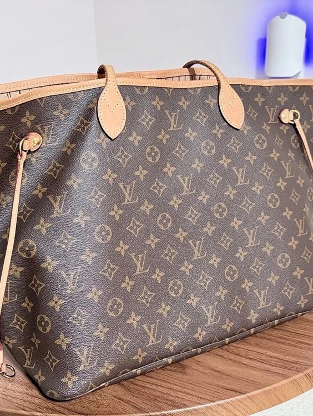 Louis Vuitton Neverfull MM Tote Brown & Tan